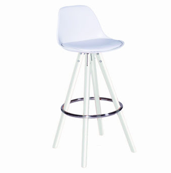 Taburete Arán pata blanca