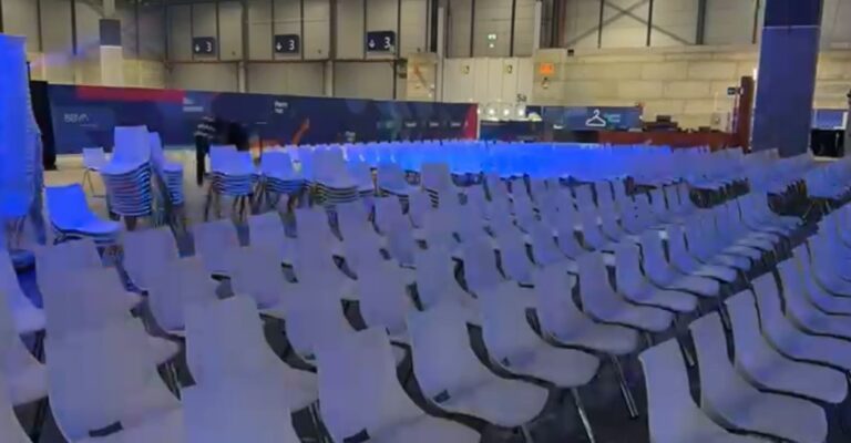 time lapse montaje evento